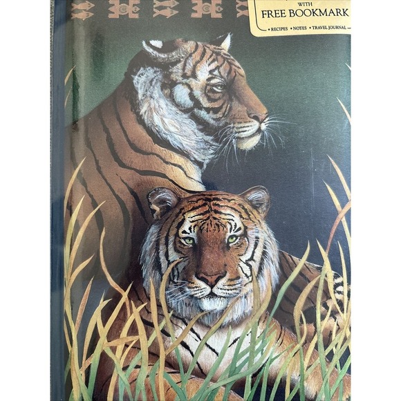 NWT Sealed Quality Artworks Tiger Tigers journal Blank book Diary with bookmark - Picture 2 of 4